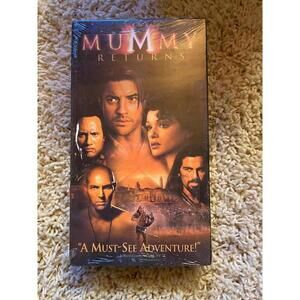 The Mummy Returns VHS 2001 Brendan Fraser